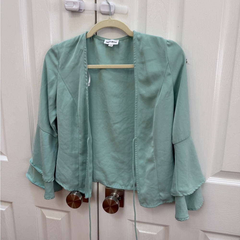 Superdown Light Green Jacket - image 1